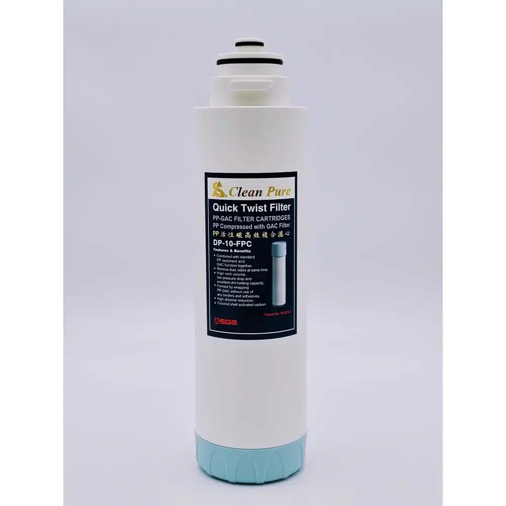 CleanPure DirectFlow kombinált PP+GAC patron, 3 col