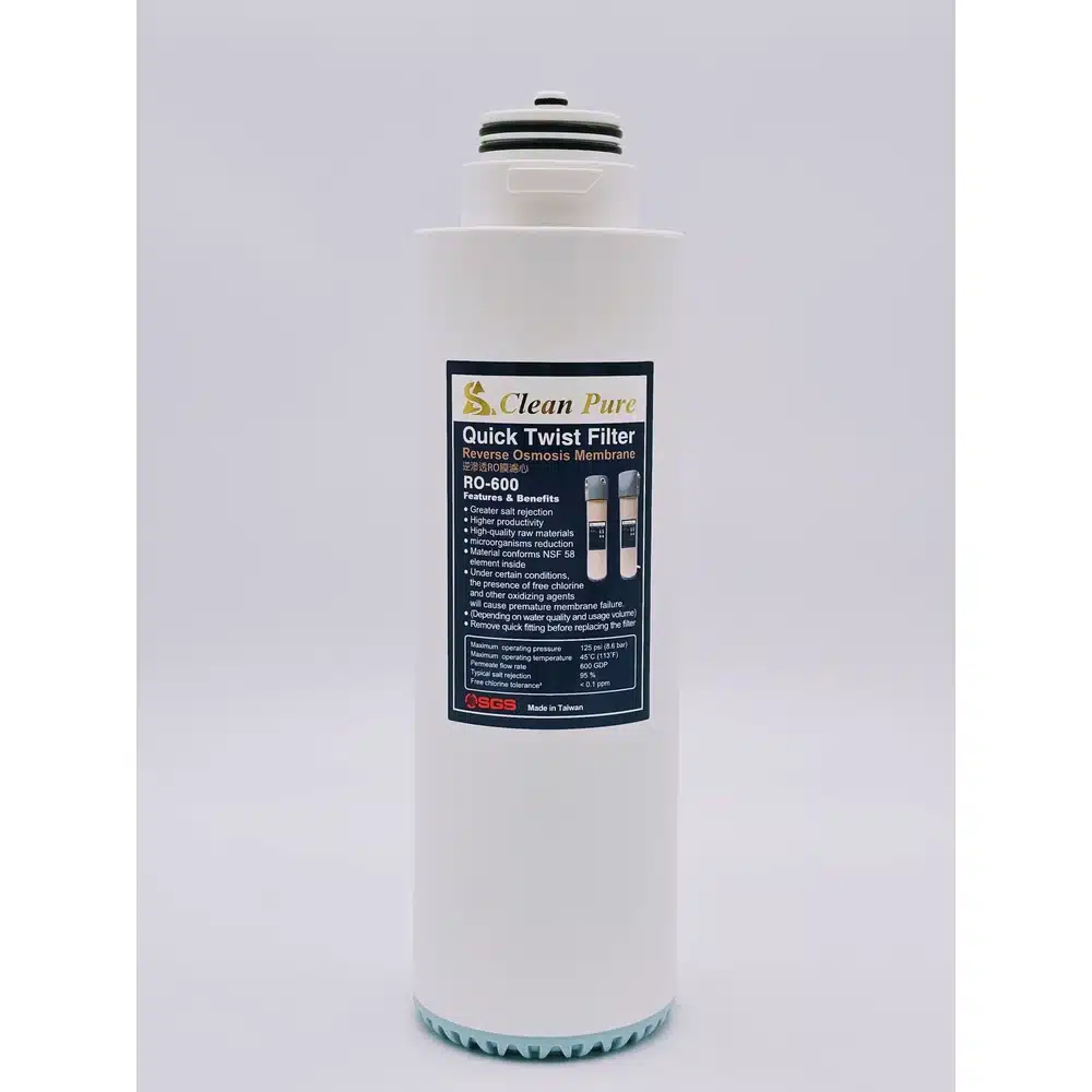 CleanPure DirectFlow 600 GPD bajonettzáras membrán, 3 col